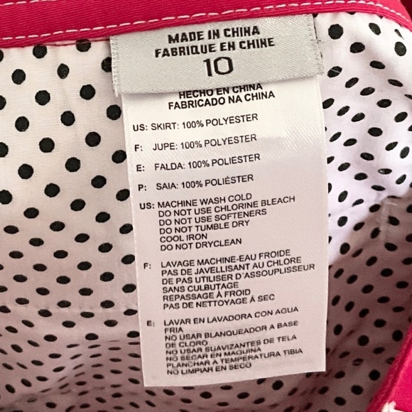 Adidas Mini Skirt Red White trim Blokettecore Tennis Prep pockets Sz 10 - Picture 3 of 12